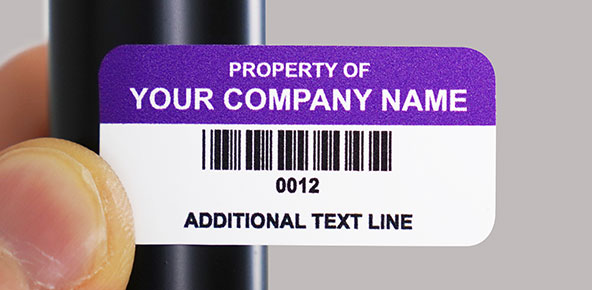 2 Mil InfiniStick™ UL Polyester Asset Tags (100/Pkg)