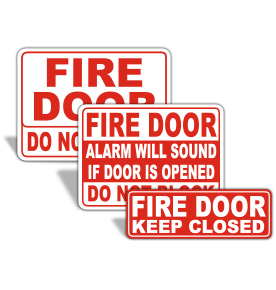 Fire Door Signs