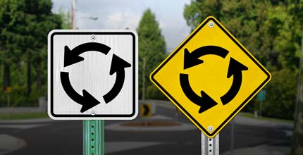 Roundabout Signs