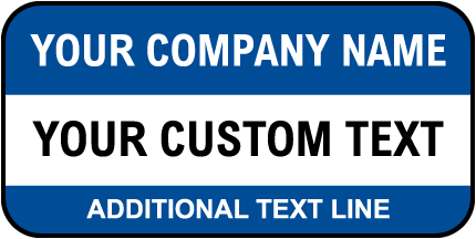 Asset Tag with Text Only (100/Pkg)