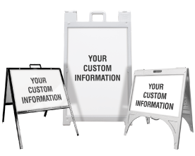 Sandwich Boards / A-Frame Sidewalk Signs