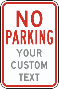 Custom Reserved Parking Sign