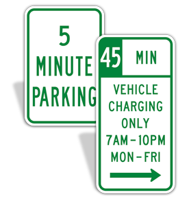 Time Duration Parking Signs