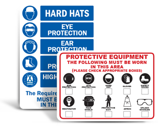 Personal Protective Equipment Signs