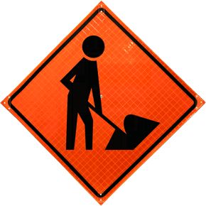 Men At Work Sign